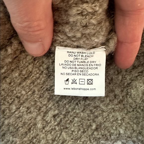 Le Bon Shoppe Louie Zip Jacket Cardigan Smoke Color M/L - Picture 9 of 9